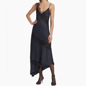 House of Harlow Satin/ Lace Cut Out Dress NWT large